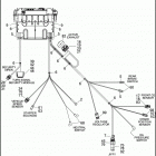 FLSTC 1BW5 HERITAGE SOFTAIL CLASSIC (2010) WIRING HARNESS, MAIN - ALL MODELS EXCEPT FXCWC (3 OF 3)