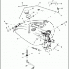 FXD 1GM4 DYNA SUPER GLIDE (2010) Топливный бак