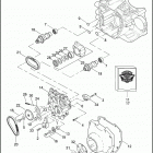 FLHXSE 1PZ8 CVO STREET GLIDE (2010) CAMSHAFTS & CAM COVER - TWIN CAM 110 ™