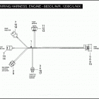 XL1200N 1CZ3 NIGHTSTER (2010) WIRING HARNESS, ENGINE - 883C / L / N / R, 1200C / L / N...