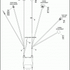 FLHTC 1FF4 ELECTRA GLIDE CLASSIC (2009) MAIN WIRING HARNESS - ABS BRAKES (FAIRING MODELS)