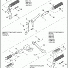 XL883N 4LE2 IRON 883 (2009) FOOTRESTS - 883 / C / L / N / R, 1200C / L / N / R