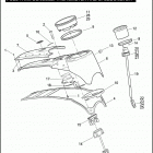 FXDFSE 1PW8 CVO FAT BOB (2009) FUEL TANK CONSOLE, TACHOMETER AND SPEEDOMETER