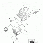 XR1200 1LA6 XR1200 (2009) CYLINDER, HEAD, & VALVES - XR1200