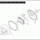 XL883N 4LE2 IRON 883 (2009) AIR CLEANER - 883 / C / L / N / R, 1200C / L / N / R