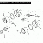 FLHTCU 1FC4 ULTRA CLASSIC (2008) INSTRUMENTS - FLHT, FLHTC, FLHTCU & FLHX