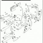 FXDC 1GV4 DYNA SUPER GLIDE CUSTOM (2009) EXHAUST SYSTEM - FXD, FXDL, FXDC & FXDB