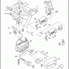 FXDC 1GV4 DYNA SUPER GLIDE CUSTOM (2009) SWITCHES & CIRCUIT BREAKERS