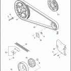 XL883N 4LE2 IRON 883 (2009) BELTS & SPROCKETS - 883 / C / L / N / R, 1200C / L / N /...