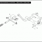 XL883N 4LE2 IRON 883 (2009) REAR BRAKE CONTROL - 883 / L / N / R, 1200L / N / R