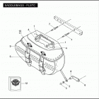 FLSTC 1BW5 HERITAGE SOFTAIL CLASSIC (2009) SADDLEBAGS - FLSTC