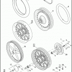FXSTB 1JA5 NIGHT TRAIN (2008) Переднее колесо