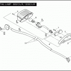 XL883R 4CS2 SPORTSTER 883R (2009) TAIL LAMP - 883 / C / L / R, 1200C / L / R