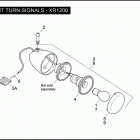 XR1200 1LA6 XR1200 (2009) FRONT TURN SIGNALS - XR1200