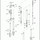 VRSCF 1HPH V-ROD MUSCLE (2009) FRONT FORK - VRSCF