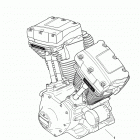 FLHTCU4 CVO (Japan only) (2009) ENGINE ASSEMBLY