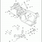 FLHTCUTG 1MAM TRI GLIDE ULTRA CLASSIC (2009) INTERMEDIATE FRAME & REAR FORK
