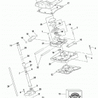 FLHTCU4 CVO (Japan only) (2009) ROCKER ARM ASM. & PUSH RODS (REAR SHOWN) - NON JAPAN