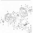 FLTR3 CVO (Japan only) (2009) CRANKCASE & ENGINE - OIL FILTER & COOLER - NON JAPAN