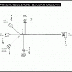 XL883N 4LE2 IRON 883 (2009) WIRING HARNESS, ENGINE - 883 / C / L / N / R, 1200C / L ...