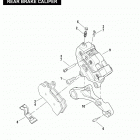 FLHTCU4 CVO (Japan only) (2009) Задний суппорт