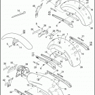 FXDC 1GV4 DYNA SUPER GLIDE CUSTOM (2009) FENDERS & FENDER COVERS