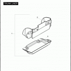 FLHTCUTG 1MAM TRI GLIDE ULTRA CLASSIC (2009) TRUNK LINER