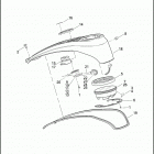 FXSTSSE3 1PT9 CVO SOFTAIL SPRINGER (2009) FUEL TANK CONSOLE