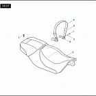 FLTRSE3 1PV8 CVO ROAD GLIDE (2009) Сиденье