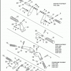 FXDC 1GV4 DYNA SUPER GLIDE CUSTOM (2009) Подножки