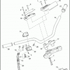 XR1200 1LA6 XR1200 (2009) HANDLEBAR & THROTTLE CONTROL - 883 / L / N / R, 1200L / ...