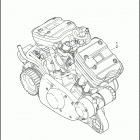 XL1200N 1CZ3 NIGHTSTER (2007) ENGINE ASSEMBLY