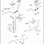 FXDC 1GV4 DYNA SUPER GLIDE CUSTOM (2009) Руль