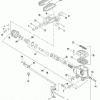 FLHTCU4 CVO (Japan only) (2009) Тормозной цилиндр задний