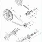 FXST 1BV5 SOFTAIL STANDARD (2009) BELTS, CHAINS, SPROCKETS