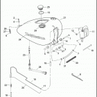 FXSTSSE3 1PT9 CVO SOFTAIL SPRINGER (2009) Топливный бак