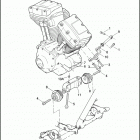 FLHPE 1FTM ROAD KING POLICE (2009) ENGINE MOUNTS & STABILIZER LINK