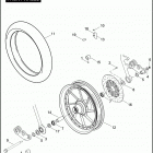 FXSTSSE3 1PT9 CVO SOFTAIL SPRINGER (2009) Переднее колесо