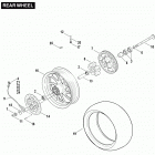 FLTR3 CVO (Japan only) (2009) Заднее колесо