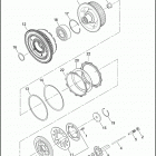 FLHTP 1FMM ELECTRA GLIDE STANDARD POLICE (2008) Сцепление