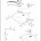 XL883N 4LE2 IRON 883 (2009) FUEL TANK - 883 / C / L / N / R, 1200C / L / N / R