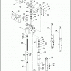 FLSTC 1BW5 HERITAGE SOFTAIL CLASSIC (2009) FRONT FORK - FLST, FLSTC, FLSTF & FLSTN