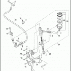 XR1200 1LA6 XR1200 (2009) REAR BRAKE MASTER CYLINDER - XR1200