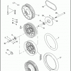 TLE for FLHRC SN STANDARD SIDECAR (2009) 2009 SIDECAR WHEEL FOR 2009 MOTORCYCLES