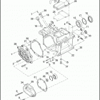 FXSTSSE3 1PT9 CVO SOFTAIL SPRINGER (2009) TRANSMISSION HOUSING
