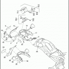 VRSCDX 1HHH VRSCDX NIGHT ROD SPECIAL (2009) TAIL LAMP, REAR TURN SIGNALS, & LICENSE PLATE BRACKET - ...