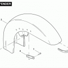 FLHTCU4 CVO (Japan only) (2009) Переднее крыло