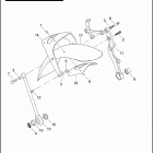 FLSTSB 1JM5 CROSS BONES (2009) FRONT FENDER - FLSTSB