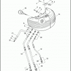 FXSTSSE3 1PT9 CVO SOFTAIL SPRINGER (2009) OIL TANK & LINES
