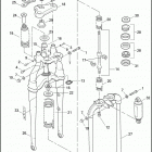 FLSTSB 1JM5 CROSS BONES (2009) FRONT FORK - FLSTSB